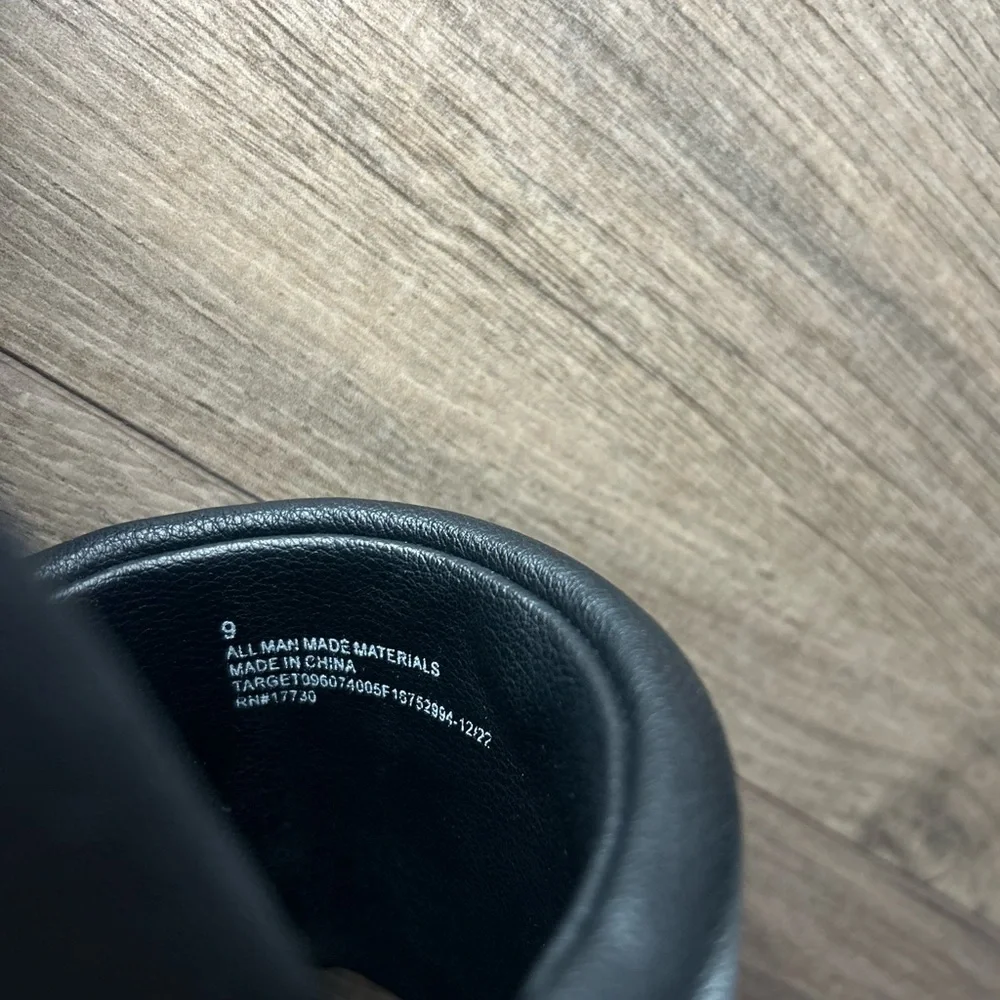 Black Braided Slide Sandals - Picture 7 of 7